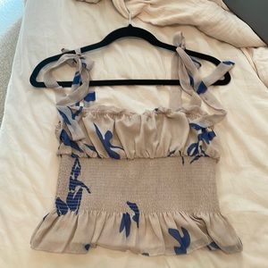Aritiza Wilfred peplum top